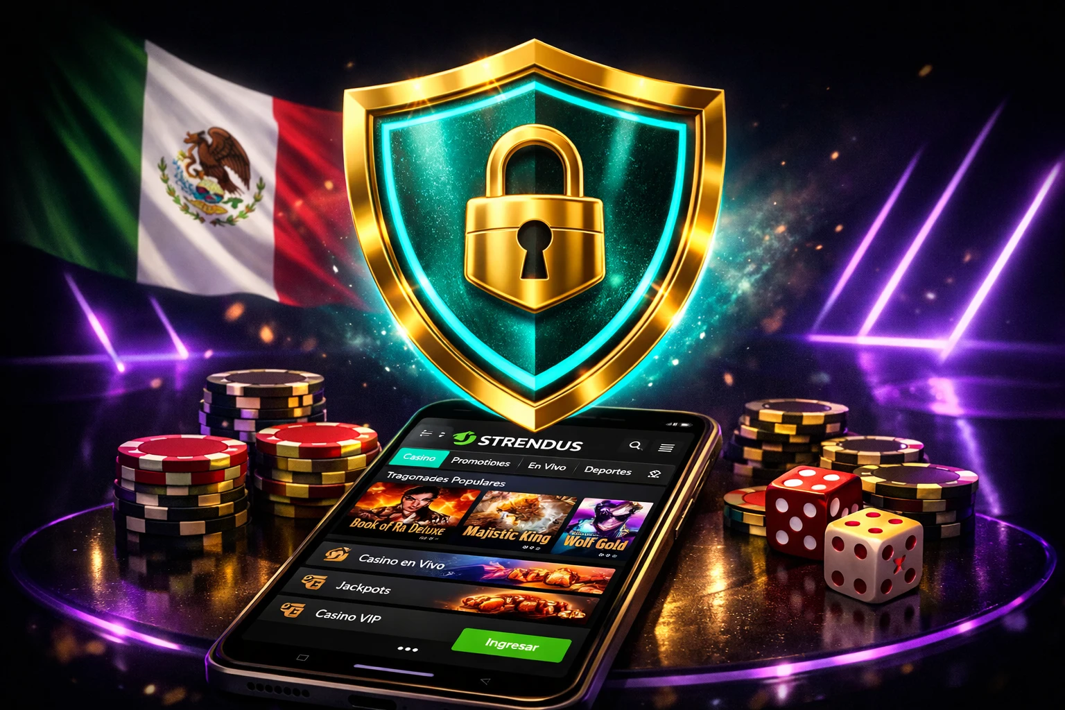 Strendus - Casino en línea seguro y casa de apuestas protegida por SEGOB en México